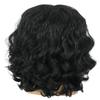 yuehong Long Curly Black 70s 80s Shawl Rocker Wig Mullet Cosplay Wig Heat Resistant Synthetic Fibers Soft Durable Breathable Costume view 4