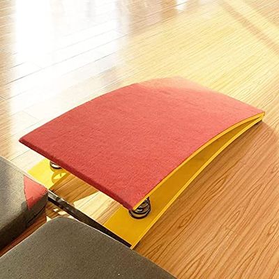 Junior for Kids, 2 Spring Vault Equipment, Home/School/Gym/Playroom Springboards, Little Gymnast Springboards (Red)