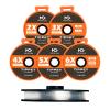 MASTER LOGIC Fly Fishing Fluorocarbon Tippet Leaders Line with Silicone Tenders 32 Yard, 2X-6X Tippets Clear view 1