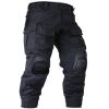 OCANXUE Tactical Pants for Men G3 Combat Pants with Knee Pads Waterproof Camo Cargo Pants for Airsoft Paintball No Belt Black 38 view 1