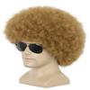 yuehong Short Light Brown Curly Fluffy Disco 70s80s Afro Wig Fancy Funny Soft Breathable Heat Resistant Synthetic Fibers Wig Daily Party Costume for Unisex view 1