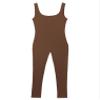 FEESHOW Mens Spandex Bodysuit Long Sleeve Unitard Dance Leotard Bodysuit for Sports Costume Brown X-Large view 4