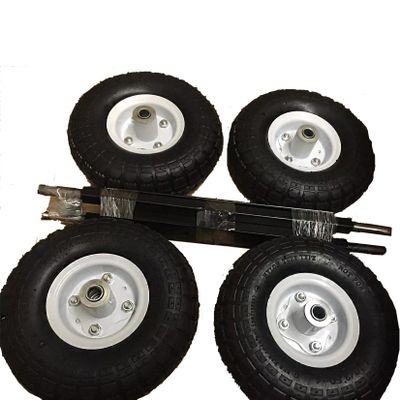 GERRIT Wheel Kit for Generator EU3000is Solid Never Flat Tires All Terrain Solid polyurethane tire