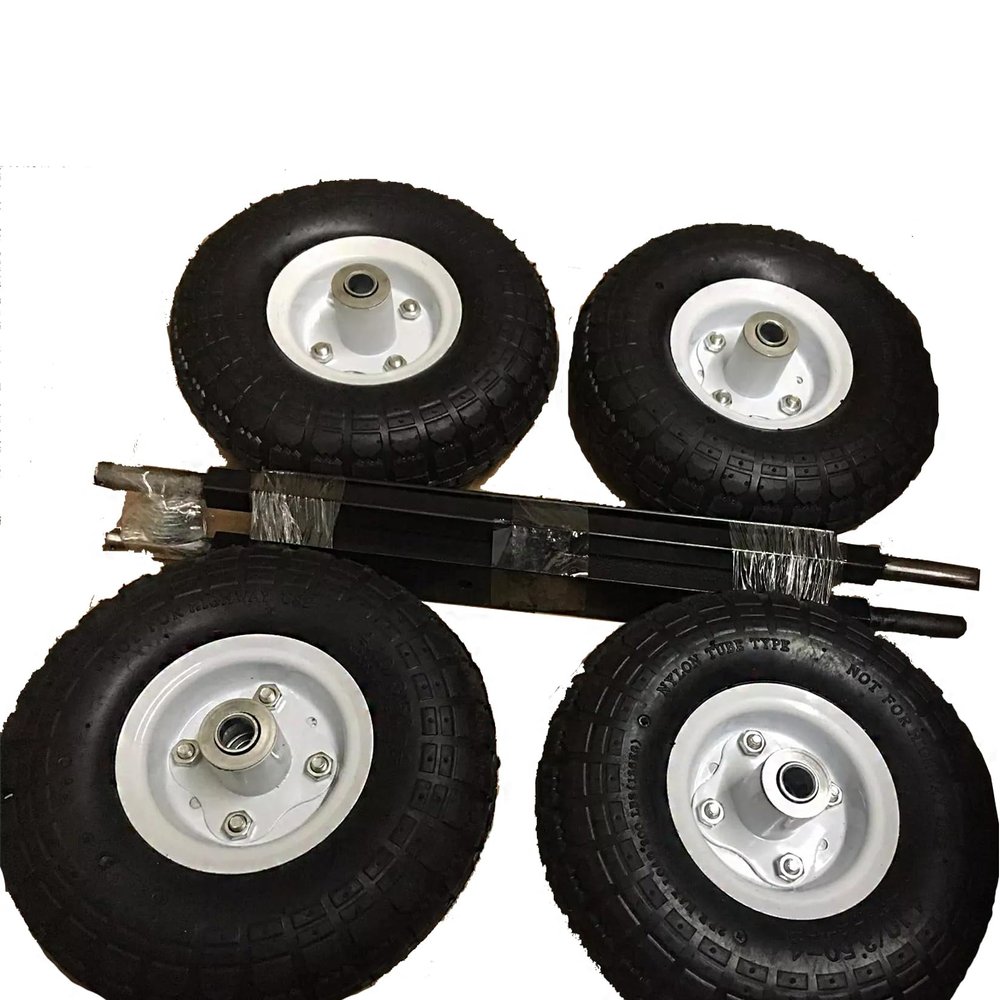 GERRIT Wheel Kit for Generator EU3000is Solid Never Flat Tires All Terrain Solid polyurethane tire