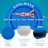 COOLWAVE Inflatable Water Hammock Floating Dock, Inflatable Raft for Family and Friends, Round Floating Ring for Parties, Water Float with Cup Holders for Pool and Lake, Fits Multiple People(8BDB) view 4
