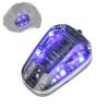 QIRUIMY Tactical Helmet IR Strobe Light, Identification Light with Optional 4 Modes, Survival Signal for Outdoor Sports (Black Base-Blue) view 1