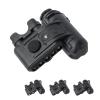 NECARL Tactical Helmet Light with Red Light + White Task Lamp + IR Strobe Beacon, 5 LED Beads Survival Signal Light with Helmet Light Mount for ARC/MICH Helmet/Guide Rail/Hat view 1