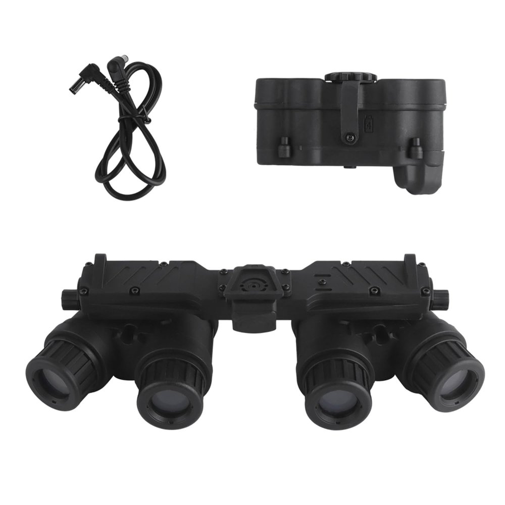 Zhongren Dummy GPNVG 18 NVG Model, Night Vision Goggles Model Head Mounted for Tactical Helmet NVG Mount Airsoft Hunting Cosplay Display Movie Props-No Function (GPNVG18 Model, Black)