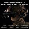 Zhongren Dummy GPNVG 18 NVG Model, Night Vision Goggles Model Head Mounted for Tactical Helmet NVG Mount Airsoft Hunting Cosplay Display Movie Props-No Function (GPNVG18 Model, Black) view 2