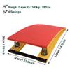 Gymnastics Spring Board for Adults/Teens/Big Kids, Hardwood Elastic Board for Improving Vaulting Skills, 4 Springs, Load 160Kg / 352Lbs (Red) view 2
