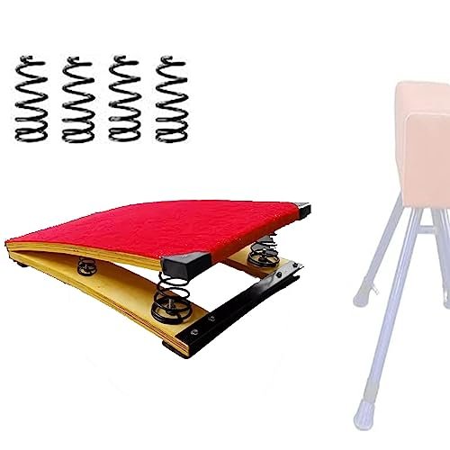 Hardwood for Kids,Springboard with 2 Spring, Training Springboard for Home/School/Gymnasts/Beginner (50x80x20cm)