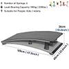 6/9 Springs Students Jumping Aid Board Springboard for Vaulting Rear Flip, Hardwood Heavy Duty School Gymnastics Supplies Elastic Board (6 Springs 60X120Cm/23.6) view 2