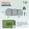 SHANTRA Batting Cage with Frame and Net, 13ft & 22ft Baseball Batting Cage for Backyard, Baseball & Softball Hitting Cage Netting for Outdoor Hitting & Pitching Practice,22139ft view 2