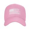 Guns American Flag Hat Pink Fashion Baseball Cap Unisex Sunhat Adjustable Snapback Trucker Hat Golf Headwear view 1