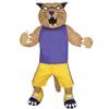 Fierce Sport Cougar Mascot Costume Adult Size for Men & Women with Built-in Fan Inside the Head view 1