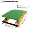 Durable Springboard Sport Equipment for Homr/School, Hardwood Gymnastics Studios Equipment for Nursery, Support 65Kg/143Lbs, Easy to Grasp (Green) view 2