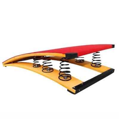 Gymnastics Springboard, Spring Board for Adult Teen Child Springboard for Vaulting with Steel Spring & Jump Pad (Size : 6 springs/120 * 60cm/47.24 * 23.62in)