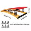 Gymnastics Springboard, Spring Board for Adult Teen Child Springboard for Vaulting with Steel Spring & Jump Pad (Size : 6 springs/120 * 60cm/47.24 * 23.62in) view 2