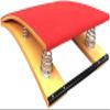 Heavy Duty Vault Springboard, Portable Curved Gymnastic Springboard Strong Bearing Capacity for Home School Training (9spring) view 1