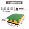 Large Vault, Adult Sport Equipment for Outdoor Indoor, 9 Springs Hard Wood Spring Board, No Deformation Springboards (Green) view 2