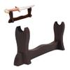Lord of Battles Medieval Solid Wood Single Tier Sword Display Stand / Sword Holder / Gladiator Sword Display / Katana Sword Holder | Handcrafted from Genuine Teak Wood (Single Tier)