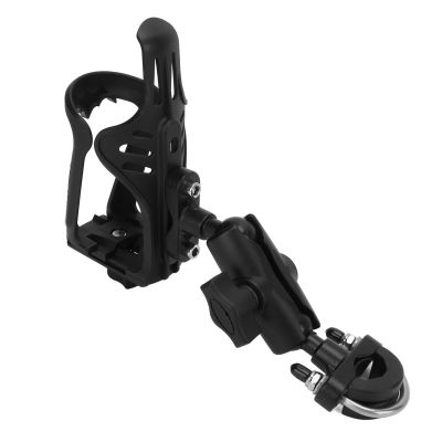 NIZUUONE Motorcycle Drink Holder Universal Joint High Tenacity Nylon Adjustment 3D Water Bottle Cages Cup Holder Electric Vehicles