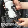 NIZUUONE Motorcycle Drink Holder Universal Joint High Tenacity Nylon Adjustment 3D Water Bottle Cages Cup Holder Electric Vehicles view 2