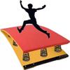 Curved Spring Board Portable Curved Gymnastic Springboard With Crash Protection Mats, For Adult Teen Or Child Arts Springboard, 4 Springs view 1