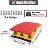 Springboard Gymnastics for Adults Teens, Home Elastic Ramp Springboard Including 9 Spring for Athletics, Training Ground (Green) view 2
