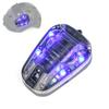QIRUIMY Tactical Helmet IR Strobe Light, Identification Light with Optional 4 Modes, Survival Signal for Outdoor Sports (Brown Base-Blue) view 1