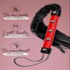 MELLCARE Whip Red Faux Leather 15.5 inch Horse Whip Riding Whips for Horses Horse Crop Whip for Couples Training Horse Equestrian view 4