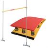 Adults Youths Teens Springboard Wood High Jump Aid Board Elastic Board - Load 242Lbs, with Non-Slip Felt & Feet Pads, Gymnastics Wushu (Red 60X120Cm) view 1