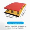 Heavy Duty Curved Springboard, Gymnastics Assistance Springboard for School, Track and Fielfd (Red 9 Spring/120cm/47.24in) view 2