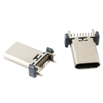 DWFSKZKV 50pcs 16Pin USB 3.1 Type-C 180 Degree Vertical SMD Female Interface Socket Connector 16P Micro Type C Jack Plug Charging Port (Color : H 9.3MM)