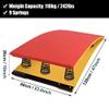 Aldults Big Kids Teens Somersault, Wood Curved Heavy Duty Elastic Board - 9 Springs & Padded Carpet, School, Track and Field (120X60Cm/47X23.6In) view 2