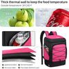 Ciihars Soccer Bag - Soccer Backpack with Ball Holder,Sport Equipment Bags gifts for soccer stuff Water resistant Includes Separate Cleat Fit Basketball Volleyball Football (pink) view 2