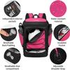 Ciihars Soccer Bag - Soccer Backpack with Ball Holder,Sport Equipment Bags gifts for soccer stuff Water resistant Includes Separate Cleat Fit Basketball Volleyball Football (pink) view 3