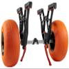 YakAttack TowNStow Bunkster Kayak Cart with Sand Tires | Collapsible Tool-Free Kayak & SUP Dolly with Adjustable Bunks, Dual Kickstands & Quick-Release Balloon Wheels | 242 lb Capacity | Made in USA view 1