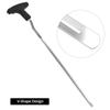 QWORK Golf Grip Remover Tool - 11-Inch Handheld Grip Removal Rod for Rubber Grips, Swinging Grips Golf Grip Kit, V-Groove Grip Remover Saver view 2