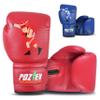 POZTEV Youth Boxing Gloves for Kids Ideal for Boxing, Kickboxing, Muay Thai, UFC, MMA - Beginner Junior Heavy Punching Bag Gloves for Children Sparring Training Martial Arts Mitts (Red,4oz) view 1