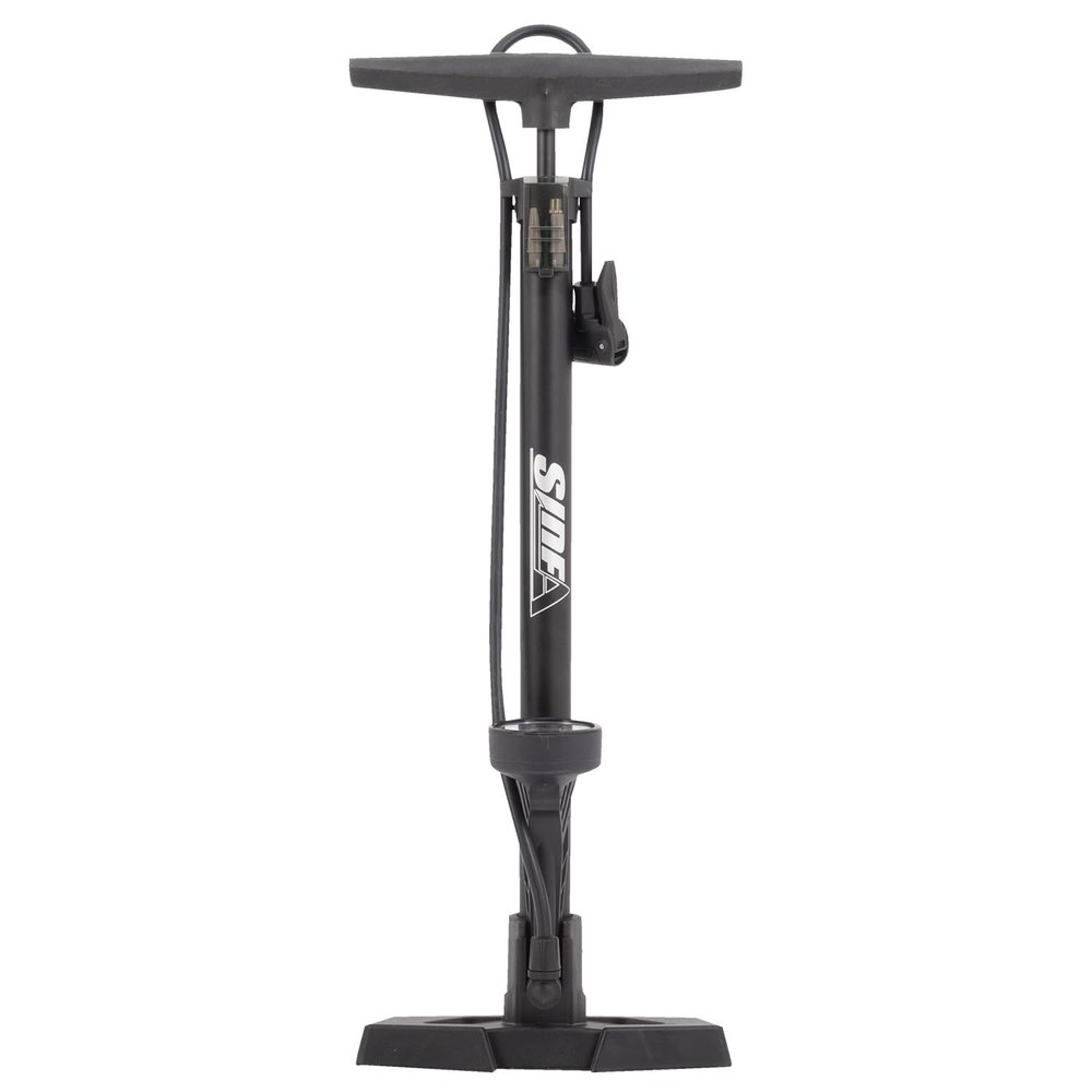 Side A 67349 Bicycle Air Pump, Compatible with All Valves, Presta Type, English, US Type, Air Pressure Gauge, Includes Air Pressure Gauge, Compatible with Crossbikes, Road Bikes, Mountain Bikes,