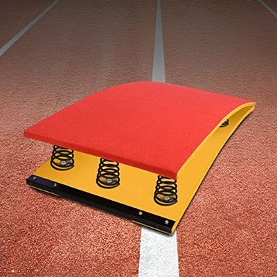 9 Springs Backflip Springboard Elastic Board, Jumping Aid Equipment Gymnastics Supplies for Vaulting High/Long Jump, School (B 60X120Cm/23.6)