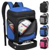 Ciihars Soccer Bag - Soccer Backpack with Ball Holder,Sport Equipment Bags gifts for soccer stuff Water resistant Includes Separate Cleat Fit Basketball Volleyball Football(blue) view 1