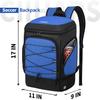 Ciihars Soccer Bag - Soccer Backpack with Ball Holder,Sport Equipment Bags gifts for soccer stuff Water resistant Includes Separate Cleat Fit Basketball Volleyball Football(blue) view 4