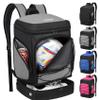 Ciihars Soccer Bag - Soccer Backpack with Ball Holder,Sport Equipment Bags gifts for soccer stuff Water resistant Includes Separate Cleat Fit Basketball Volleyball Football (grey) view 1