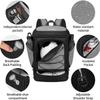 Ciihars Soccer Bag - Soccer Backpack with Ball Holder,Sport Equipment Bags gifts for soccer stuff Water resistant Includes Separate Cleat Fit Basketball Volleyball Football (grey) view 3
