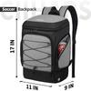 Ciihars Soccer Bag - Soccer Backpack with Ball Holder,Sport Equipment Bags gifts for soccer stuff Water resistant Includes Separate Cleat Fit Basketball Volleyball Football (grey) view 4