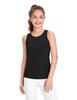 Auranso Girls Tank Tops Racerback Sleeveless UPF 50+ Quick Dry Athletic Shirts Sports Dance Workout Tops Black 13-14 Years view 4