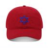 Baseball Hats Mens Women Israel Star of David 2 Embroidered Unisex Classic Adjustable Outdoor Dad Cap for Men (Beige,7 1/2) view 1