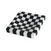StonePlus Marble Stone Black and White Checkerboard Square Small Splicing Mosaic Tray Jewelry Dish (Black and White) view 2